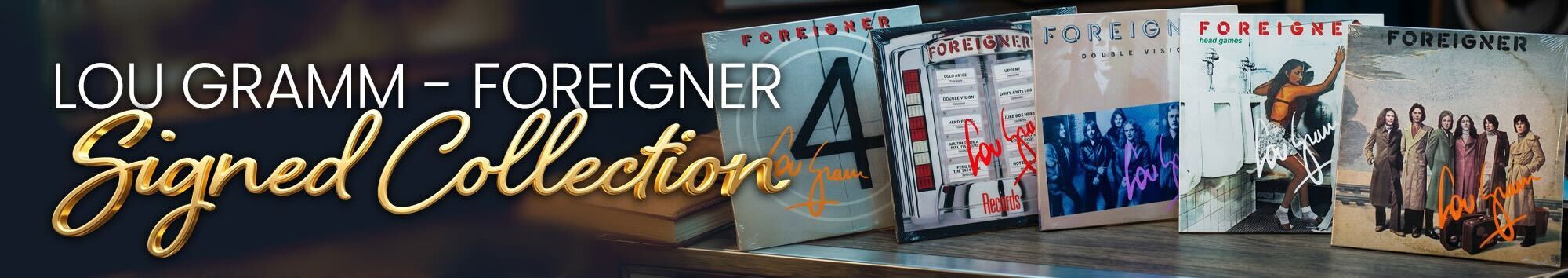 Lou Gramm - Foreigner Signed Collection