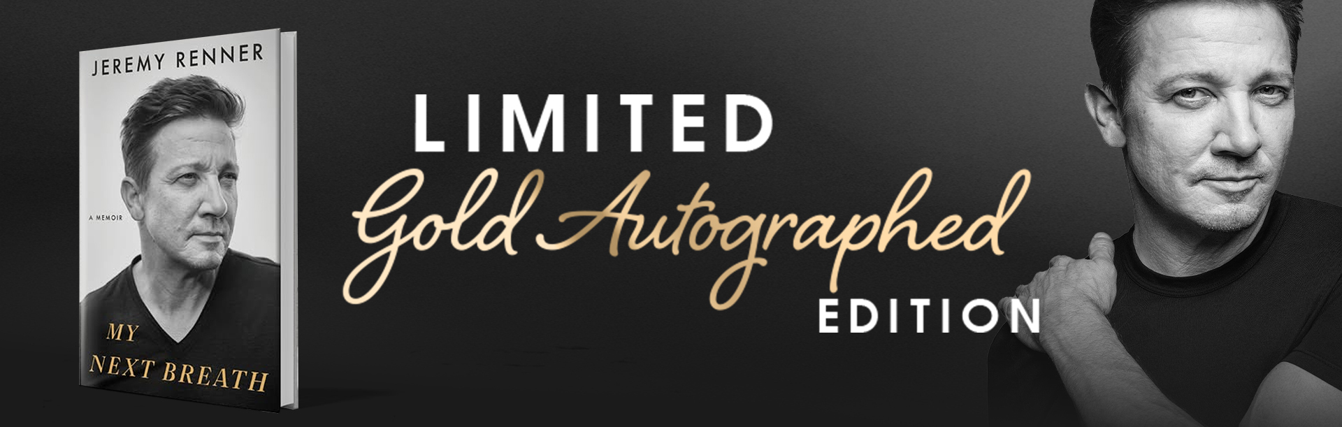 My Next Breath - Jeremy Renner (Signed Book)