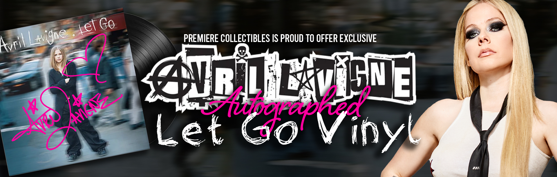 Avril Lavigne Let Go 限定ピンクエディション サイン入り Avril Lavigne Let Go 限定ピンクエディション サイン入り