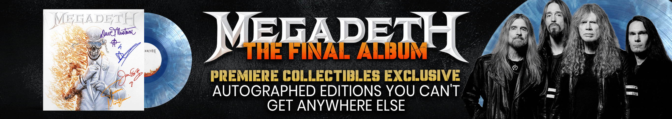 Megadeth Exclusive Signed Edition