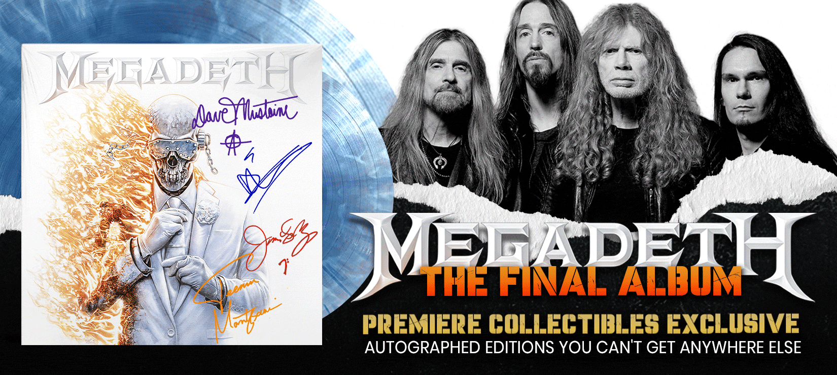 Megadeth Exclusive Signed Edition