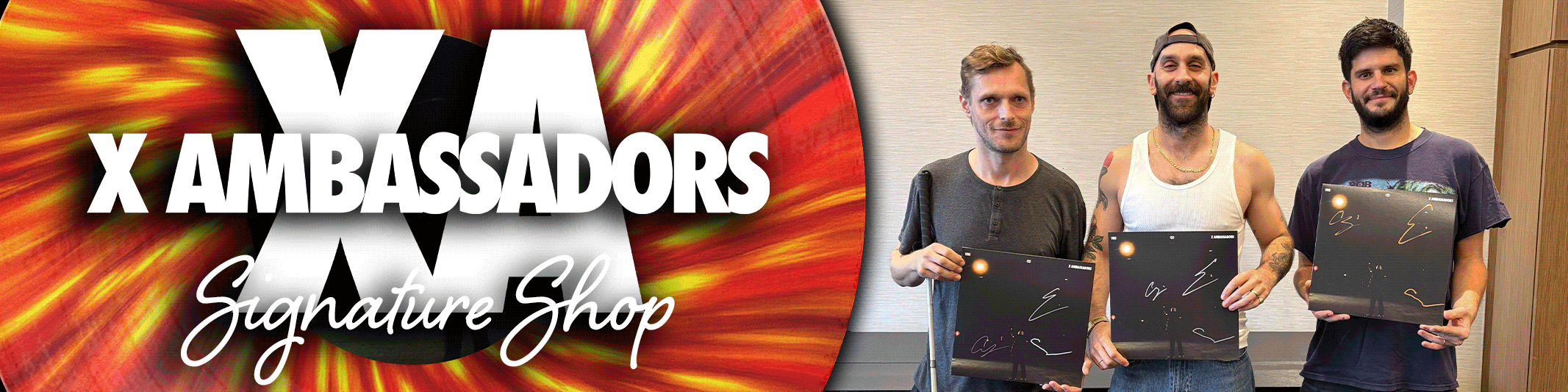 X Ambassadors Exclusive Signed Shop