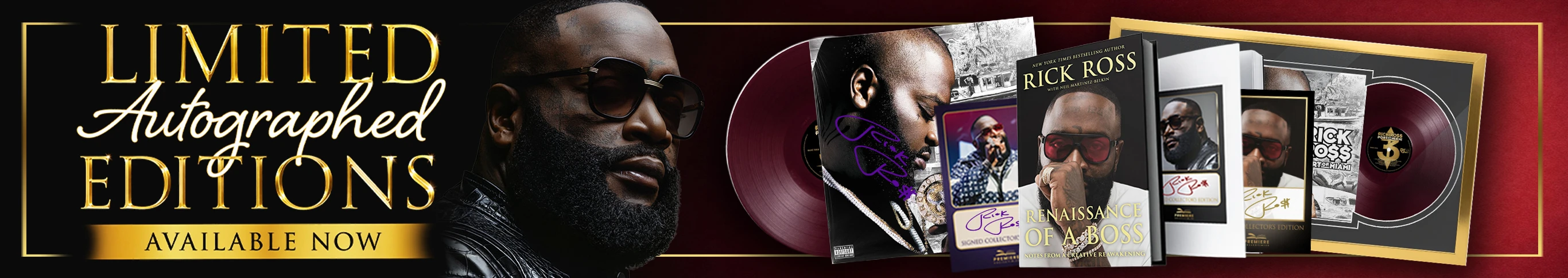Rick Ross Exclusive Signed Edition