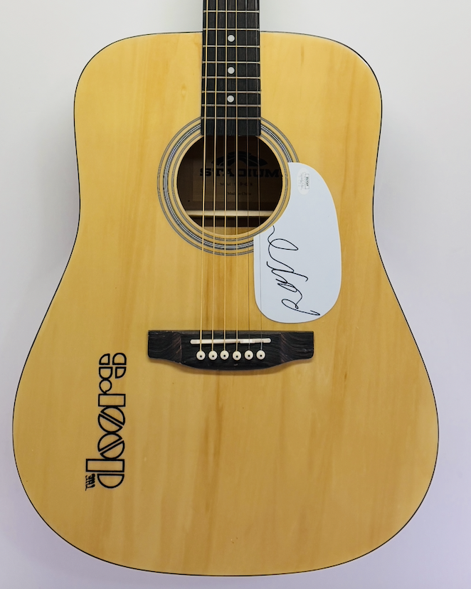 Signed Robbie Krieger guitar