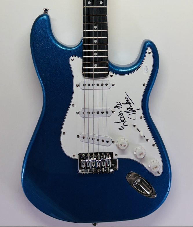 Signed "Weird Al" Yankovic guitar