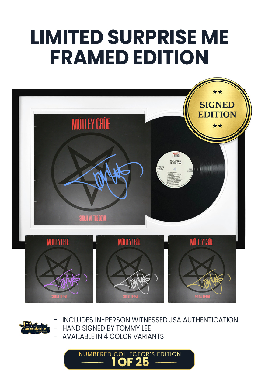 Shout At The Devil [LP] - Tommy Lee (Signed Vinyl)