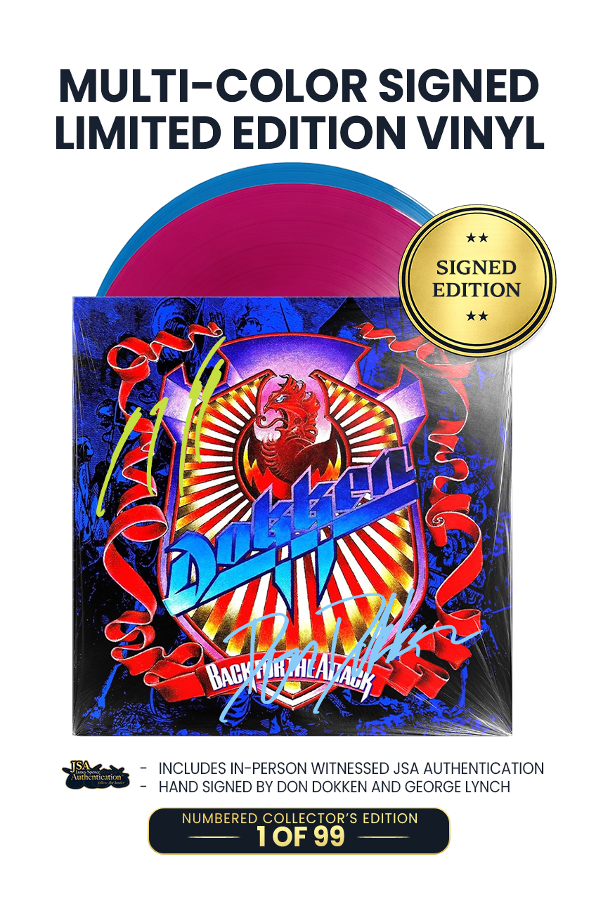Back For The Attack - Don Dokken and George Lynch (Signed Vinyl)