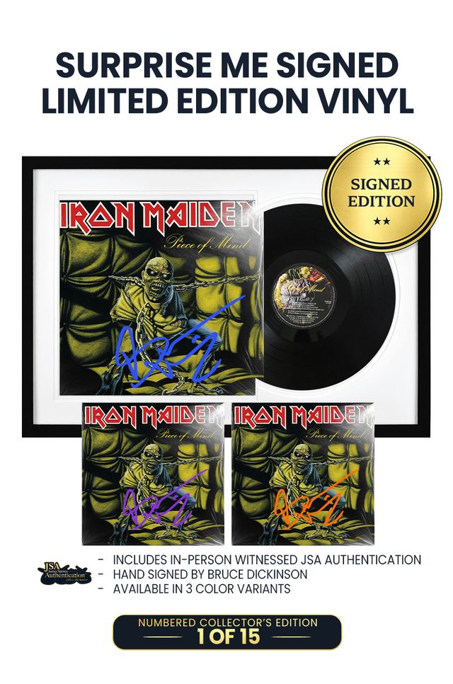 Piece Of Mind - Bruce Dickinson (Signed Vinyl)