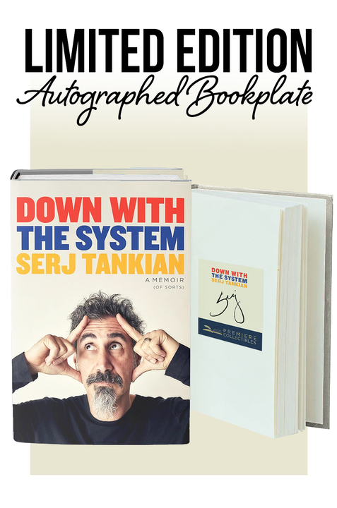Down with the System Serj Tankian (Signed Book)