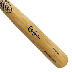 Brian Jordan Signed Louisville Slugger Official MLB Blonde