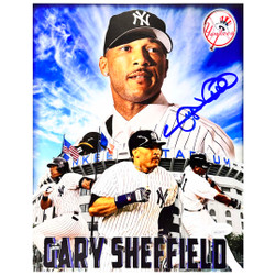 MLB Gary Sheffield サイン入ボール TRISTAR sheffield-yankees-pose-16-