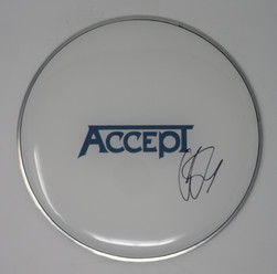 Accept Signed Drumhead LH-RR59124 - Udo Dirkschneider (Signed