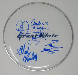 Great White Signed Drumhead (Top Hit example image)