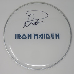 Iron Maiden Signed Drumhead
