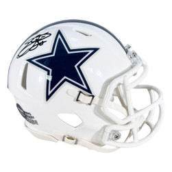 Emmitt Smith Signed Dallas Cowboys Alt 2022 Mini Football Helmet (JSA) - Emmitt Smith Signed Dallas Cowboys Alt 2022 Mini Football Helmet (JSA) -