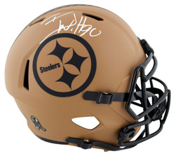 Steelers T.J. Watt Signed Salute To Service II F/S Speed Rep Helmet BAS ...