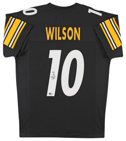 Roman Wilson Authentic Signed Black Pro Style Jersey Autographed