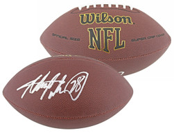 Vikings Adrian Peterson Authentic Signed Wilson Super Grip
