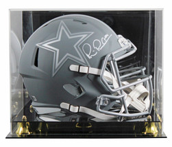 Cowboys Michael Irvin Signed Slate Full Size Speed Rep Helmet W/ Case ...