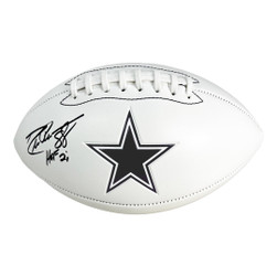 Drew Pearson Signed HOF 21 Inscription Dallas Cowboys Official NFL
