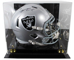 Raiders Maxx Crosby Authentic Signed Full Size Speed Rep Helmet W/ Case