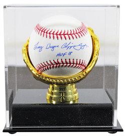 Braves Larry Wayne Chipper Jones Jr. HOF 18 Authentic Signed Oml