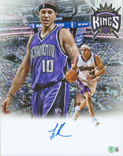 Maillot NBA Des Sacramento Kings Signé Par Mike Bibby - Authentifié Beckett (BAS) - Pièce Collector