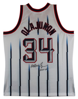 Hakeem Olajuwon Rockets ユニフォーム 34 Hakeem Olajuwon Akeem Houston Rockets Champion Jersey Red