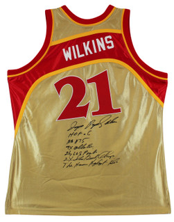 Mitchell&Ness NBAアトランタ・ホークス　wilkins シャツ Dominique Wilkins #21 Atlanta Hawks NBA Red Mitchell & Ness Jersey