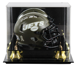 Jets Darrelle Revis Signed Salute To Service Speed Mini Helmet W