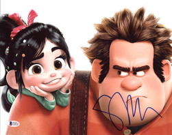Ben Ralph Sarah Ralph Sarah Silverman Wreck-It Ralph Authentic Signed 11X14 Photo BAS #C54210