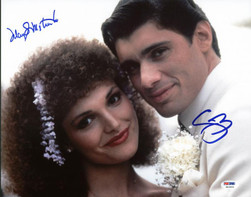 Steven Bauer & Mary Mastrantonio - Scarface Signed 11X14 Photo PSA/DNA