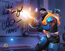 Benz Antoine Overwatch Authentic Signed 8x10 Photo Wizard World #009985