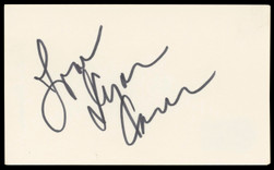 Dyan Cannon Heaven Can Wait Signed 3x5 Index Card Autographed BAS