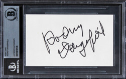Rodney Dangerfield Caddyshack Authentic Signed 3x5 Index Card BAS