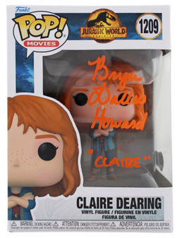 ジュラシック•ワールドブライス・ダラス・ハワード サイン入りfanko pop Bryce Dallas Howard 