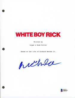 Richie Merritt White Boy Rick Authentic Signed 8.5x11 Script