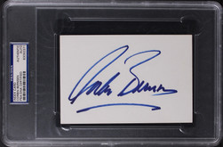 Corbin Bernsen Psych Authentic Signed 4x6 Index Card PSA/DNA