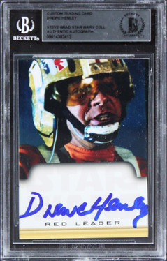 Drew Henley Star Wars Authentic Signed Custom Trading Card BAS