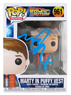 Michael J. Fox Back To The Future Signed #961 Funko Pop Vinyl