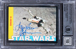 William & Jamie Shourt Signed 1977 Star Wars WB #15 Card Auto 10 William & Jamie Shourt Signed 1977 Star Wars WB #15 Card Auto 10
