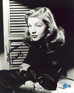 Lauren Bacall The Big Sleep Authentic Signed 8x10 Vertical Photo BAS # ...