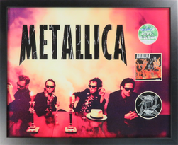 Metallica Signed Authenticated Display