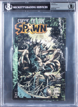 Todd McFarlane Spawn Signed 1997 Curse of the Spawn #14 Comic BAS