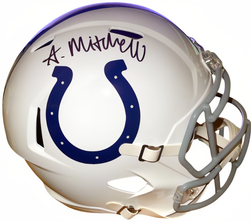 Adonai Mitchell Signed Indianapolis Colts Nfl Riddell Speed Fs Rep ...