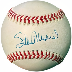Ronl Stan Musial Signed Ronl Rawlings Official National League Baseball ...