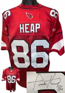 Todd Heap Signed Arizona Cardinals Official Nfl Reebok On Field