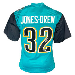 サイン入り ニュージャージー Maurice Jones-Drew Signed Jacksonville Teal Football Jersey