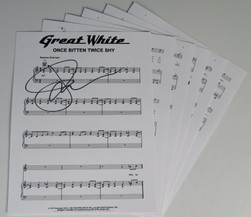 Once Bitten Twice Shy - Great White (Signed Book)