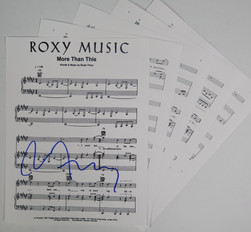 More Than This - Roxy Music (Signed Book)